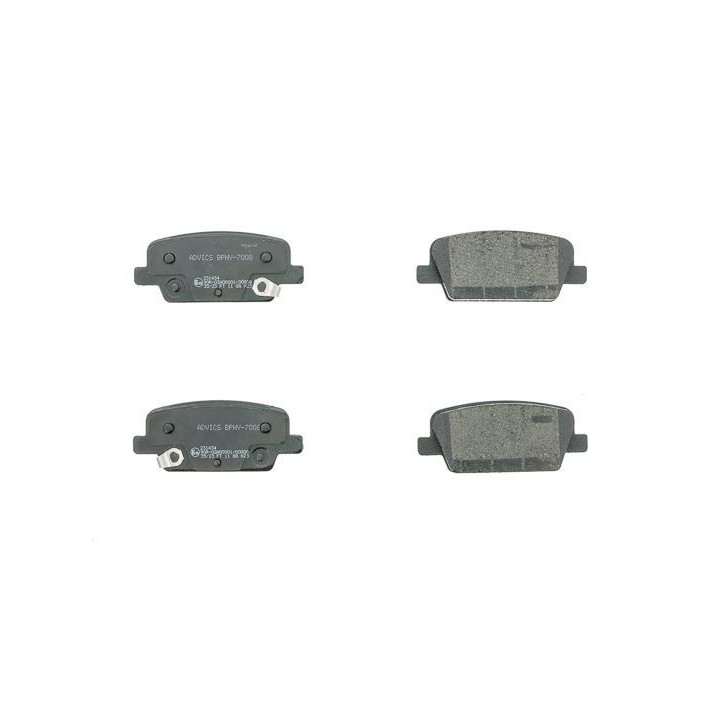 КОЛОДКИ ТОРМОЗНЫЕ ЗАДНИЕ (ORG), 58302S1A50