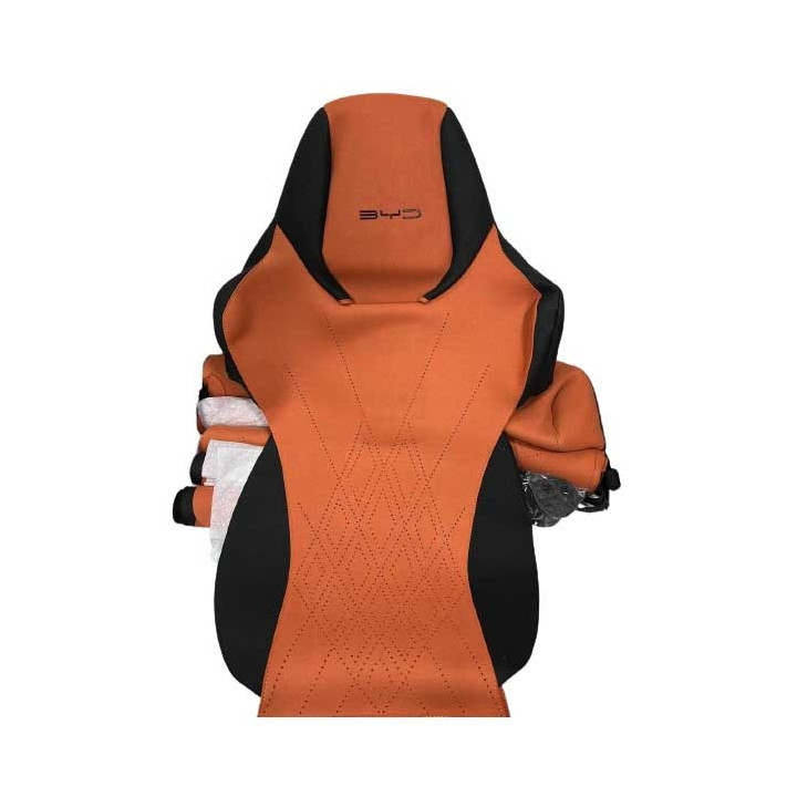 НАКИДКА НА СИДЕНЬЯ(ОРАНЖЕВЫЙ-ЧЕРНЫЙ) BYD SONG PRO