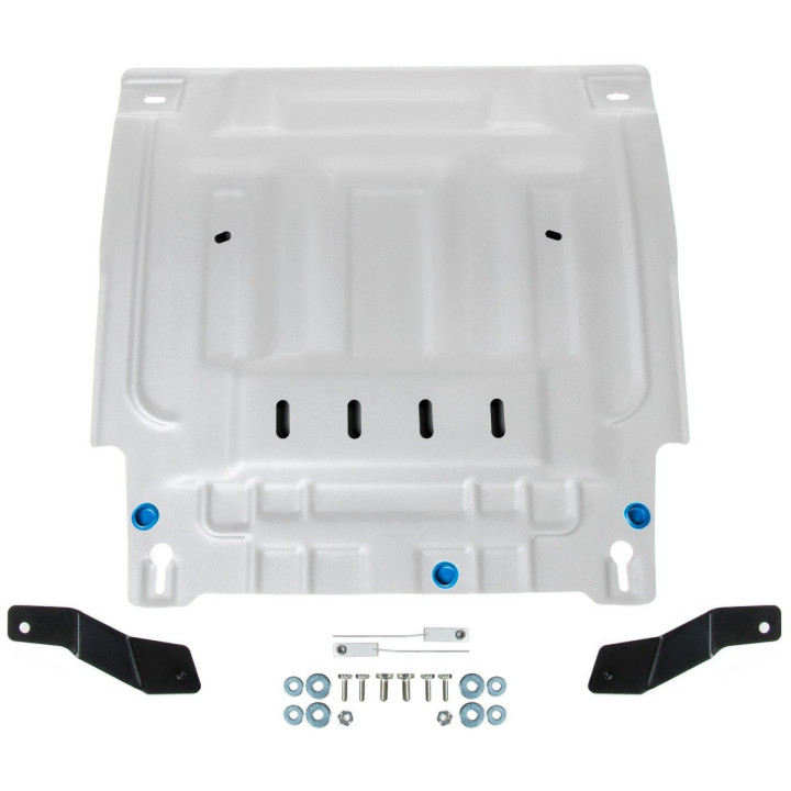 ЗАЩИТА КАРТЕРА +КПП+КОМПЛЕКТ КРЕПЕЖА Rival Алюминиевый . HYUNDAI CRETA 2021, 333.2392.1